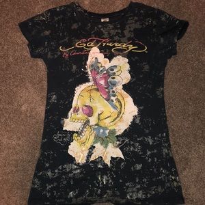 Ed Hardy Butterfly Skull